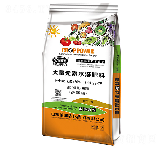 25kg����Ԫ��ˮ�ܷ���15-10-25+TE-ֲ��ʢ-ֲ��ũ��