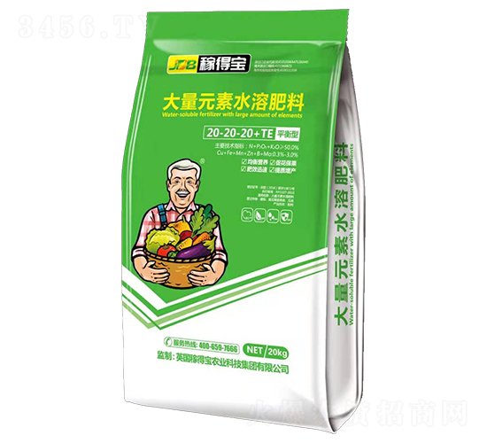 20kgƽ���ʹ���Ԫ��ˮ�ܷ���20-20-20+TE-�ڵñ�����
