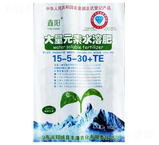 10kg����Ԫ��ˮ�ܷ�15-5-30+TE-����-��Դ��ҵ