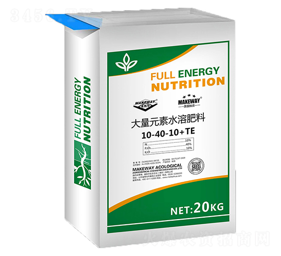 20kg����Ԫ��ˮ�ܷ�10-40-10+TE-������