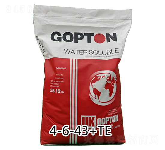 Ӣ��ԭ�����ڹ������ַ��ϴ���Ԫ��ˮ�ܷ�4-6-43+TE-��ɪ��