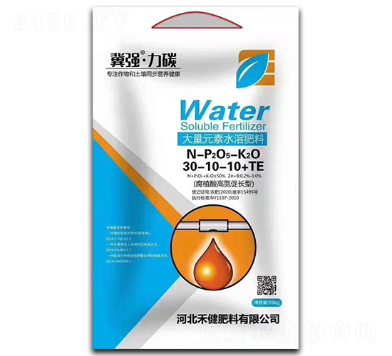 ��ֲ��ߵ��ٳ��ʹ���Ԫ��ˮ�ܷ���30-10-10+TE-��ǿ��̼-�̽�