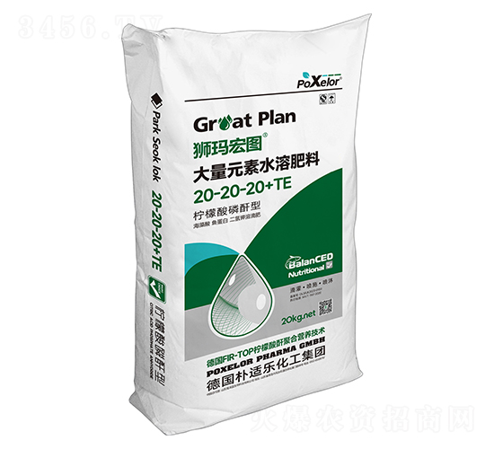 20kg����Ԫ��ˮ�ܷ���20-20-20+TE-ʨ���ͼ-������