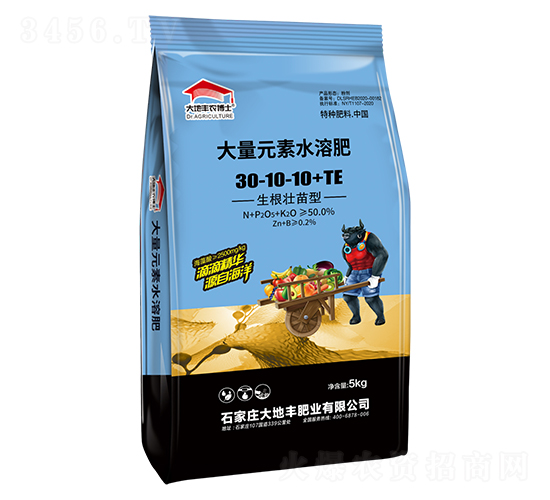5kg����׳���ʹ���Ԫ��ˮ�ܷ�30-10-10+TE-��ط�